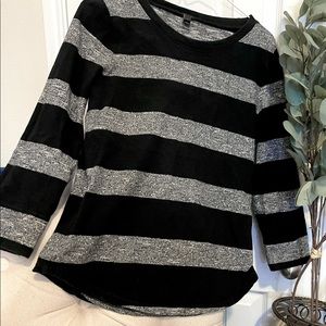 J. Crew, light striped sweater, small